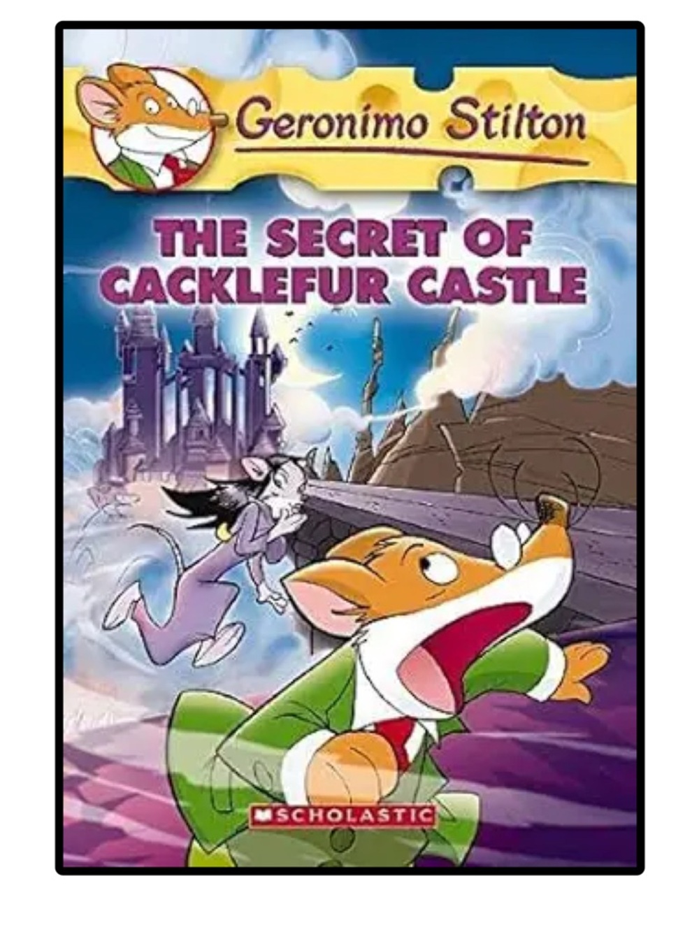BUNDLE & SAVE 🏰Geronimo Stilton The Secret of Cacklefur Castle Paperback Book